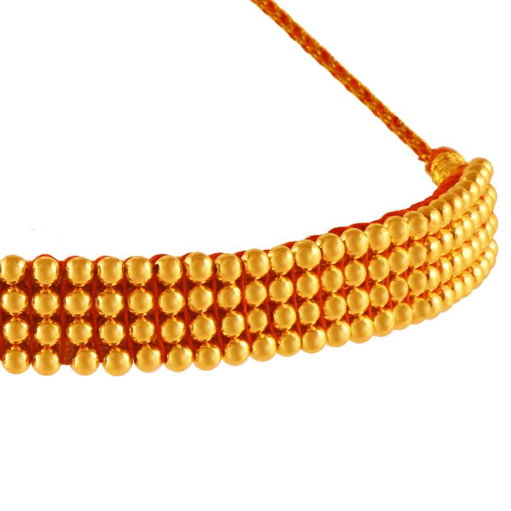 Charismatic Ball Beads Tushi Necklace